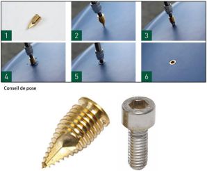 insert etanche autoperçant